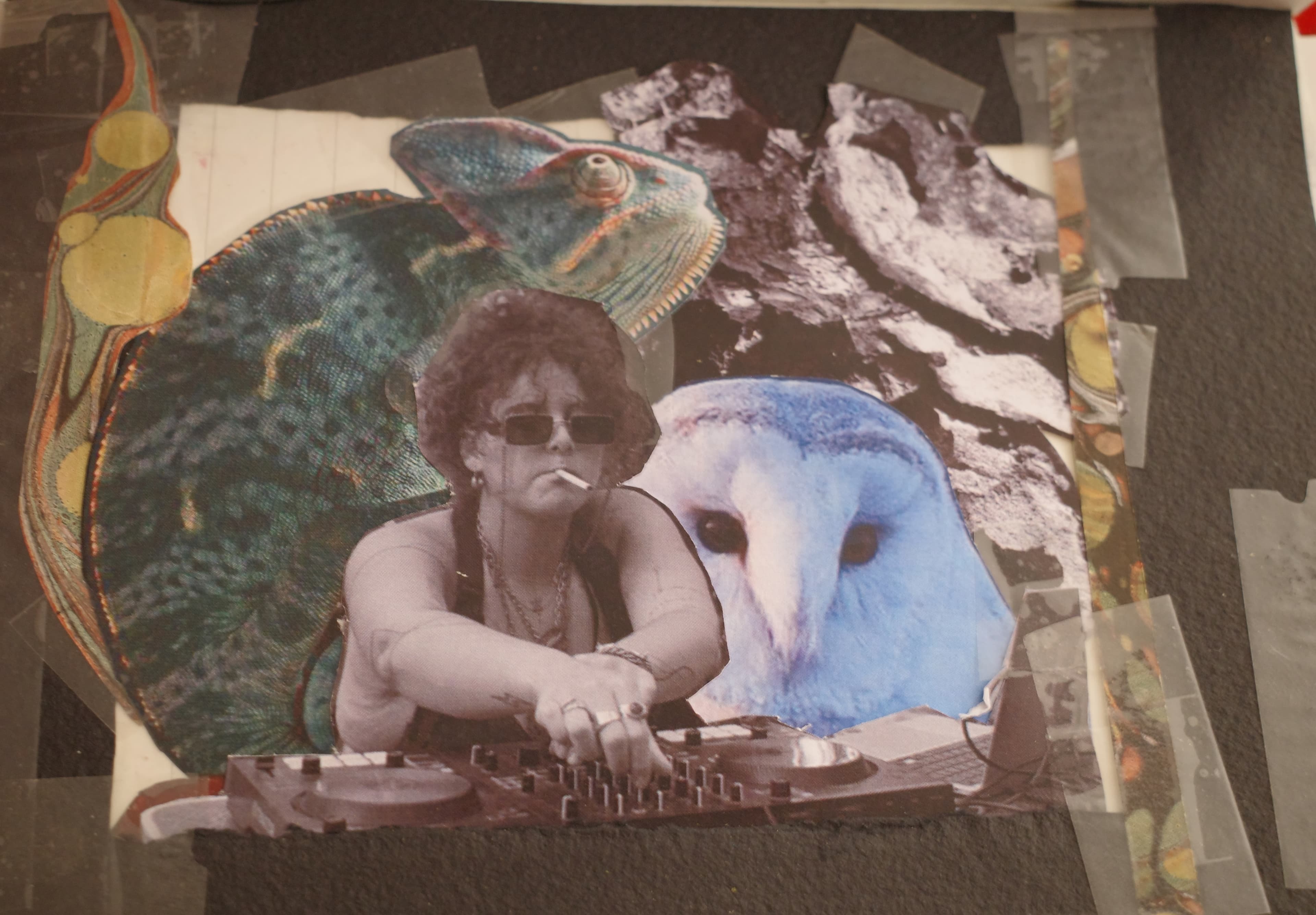 Collage rápido de un DJ en Ortigueira