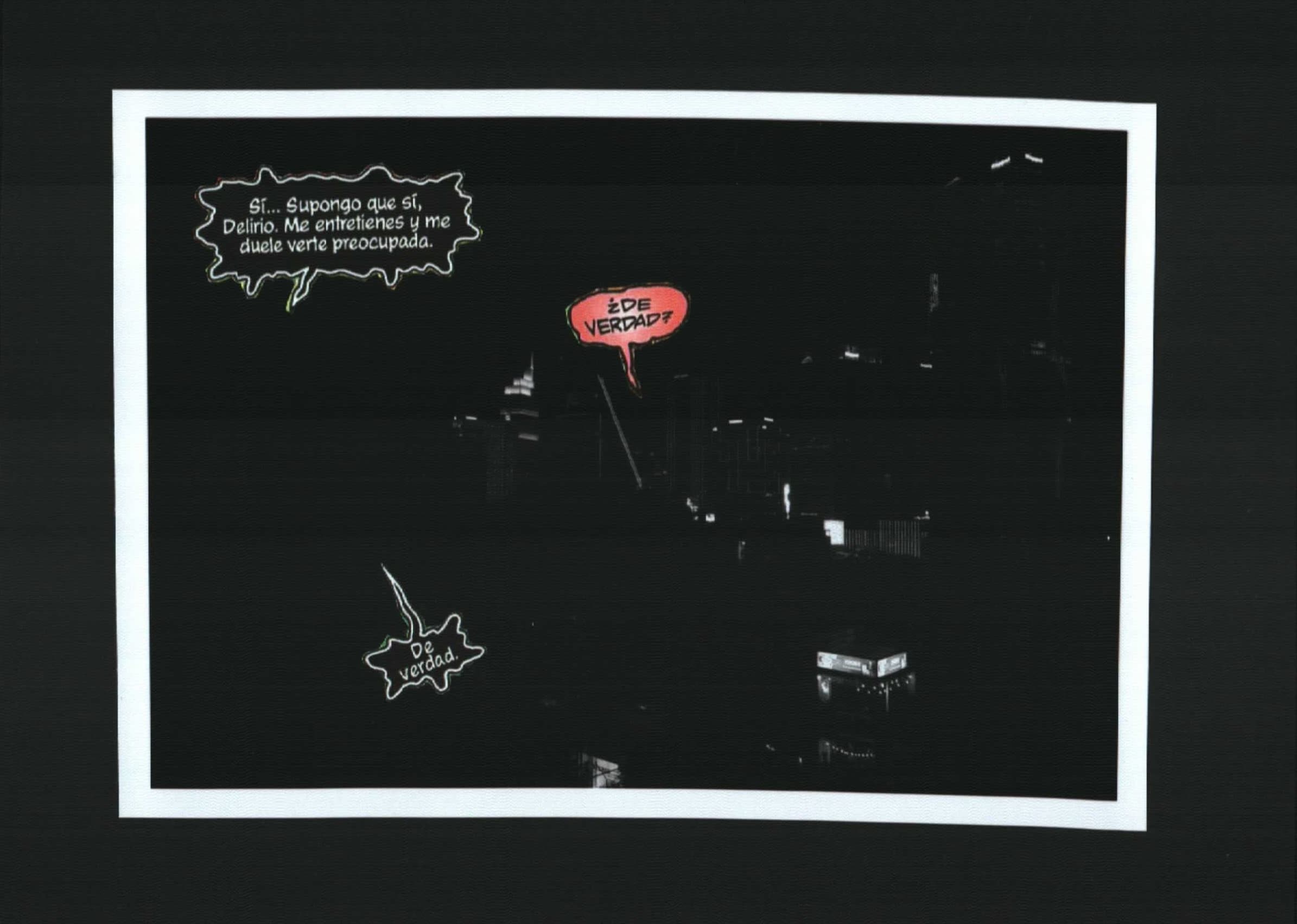vista nocturna de ciudad con balloons