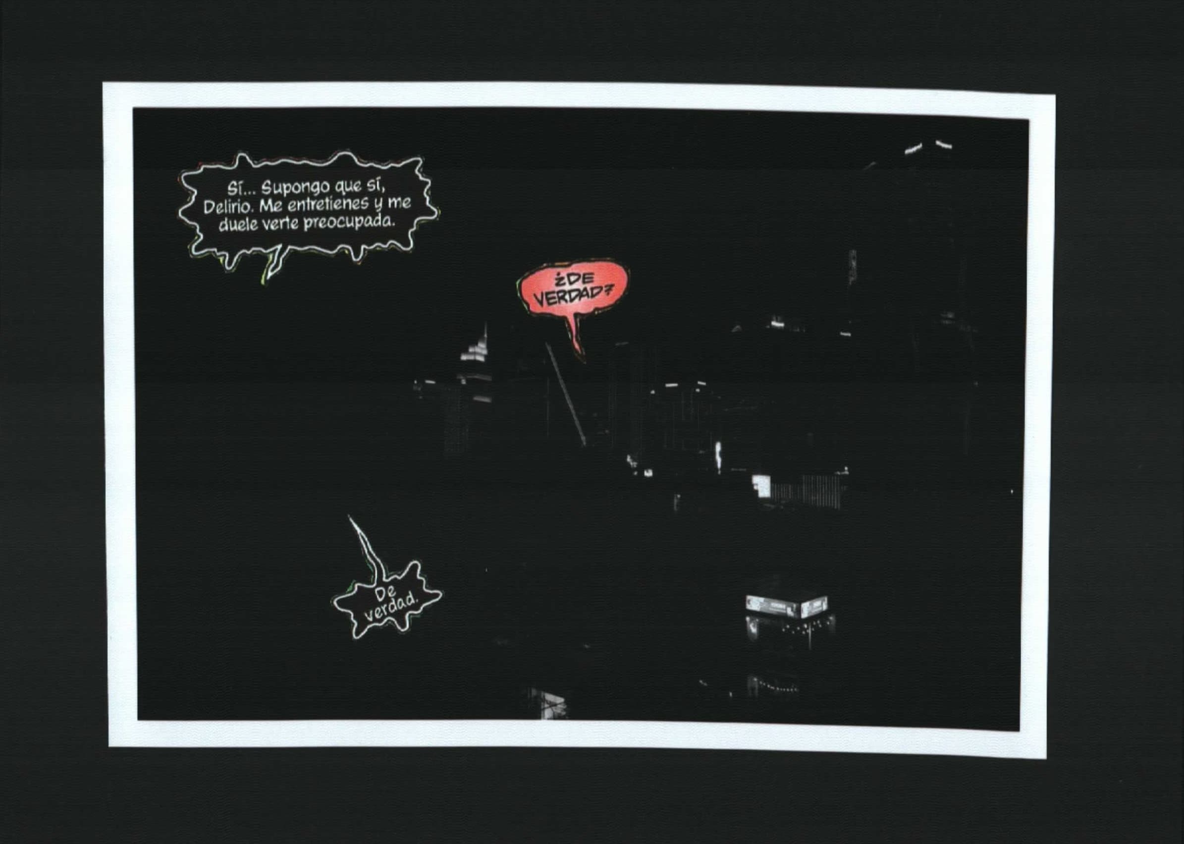 vista nocturna de ciudad con balloons